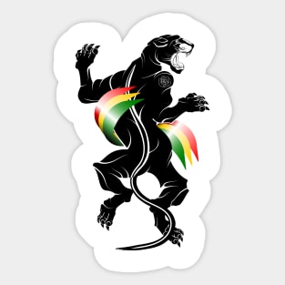 Black Panther Reggae Sticker